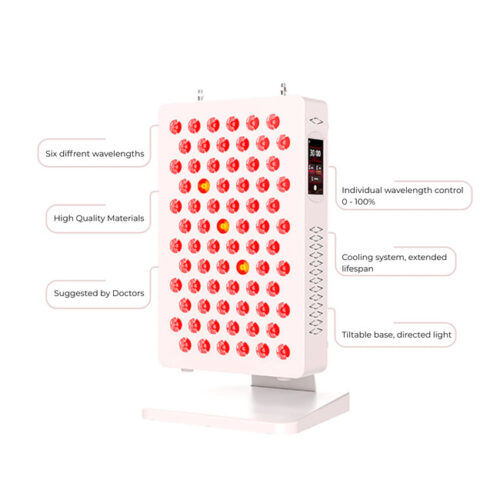 Alternative view of BioRestore LED panel z red light terapijo